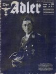 1940 Der Adler Heft 21 Berlin 15. Oktober 1940. Major Werner Mölders