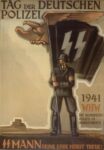 1941 Tag Der Deutschen Polizei 1941 WHW. SS Mann. Deine Ehre Heisst Treue!