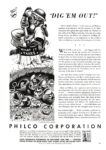1942 'Dig 'Em Out!' Philco Corporation