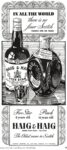 1942 In All The World there is no finer Scotch. Haig & Haig