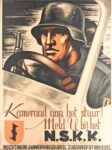 1942 Kameraad aan het stuur. Meld U bij het N.S.K.K. Motorgruppe-Luftwaffe