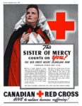 1942 This Sister Of Mercy counts on You!. Canadian Red Cross