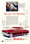 1953 Monarch 4-Door Sedan. Where A fine car matters... Monarch belongs