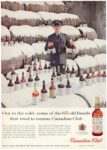 1960 Out in the cold. some of the 65 old frauds that tried to imitate Canadian Club