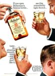 1964 If you open Ballantine’s famous bottle… see this remarkably light Scotch…