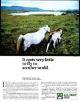 1966 It costs very little to fly to another world. Aer Lingus Irish