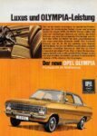 1968 Opel Olympia. Luxus und Olympia-Leistung