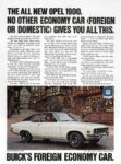 1971 Opel 1900 Sport Coupe. No Other Economy Car (Foreign Or Domestic) Gives You All This