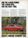 1971 Opel Deluxe 4-door. For The 4-Door Family