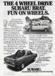 1978 Subaru Brat. Fun On Wheels