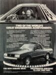 1983 Subaru BRAT. Two Of The World's Great Engineering Achievements