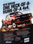 1984 Nissan 4WD. One Heck-Of-A-Hunk-Of-A 4x4