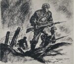 The infantry goes to attack