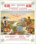 1911 40000 Men Needed in Western Canada