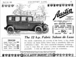 1928 Austin Twelve Fabric Saloon de Luxe