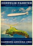 1930 Zeppelin-Fahrten Über See Und Land. Hamburg-Amerika Linie