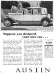 1931 Austin Twenty Whitehall Saloon. Suppose you designed your own car...