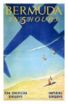 1937 Bermuda In 5 Hours. Pan American Airways & Imperial Airways