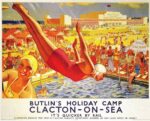 1938 Butlin’s Holiday Camp. Clacton-On-Sea. LNER