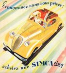 1939 Simca 5. Economisez sans vous priver. achetez une Simca cing