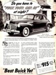 1941 Buick Special 4-Door Sedan Model 47. Do you have to 'Tuck Your Car In' at night