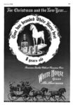 1941 For Christmas and the New Year... Time has branded White Horse best. 8 years old