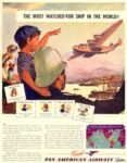 1941 The Most Watched-For Ship In The World! Travel Pan American Airways