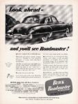 1949 Buick Roadmaster 4-Door Sedan. Look ahead - and you'll see Roadmaster!