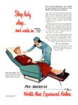 1950 Sleep, lady, sleep… and wake in London, Hawaii or Rio. Pan American