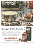 1950 Your Key to Holiday Hospitality. Old Fitzgerald