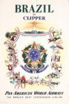 1951 Brazil by Clipper. Pan American World Airways
