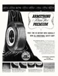 1952 Armstrong Rhino Flex Premium. First Tire In History With Radically New All-Directional Safety Grip!