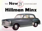 1953 Hillman Minx. The New 21st Anniversary