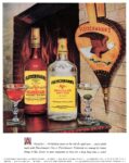 1954 A cheery fire… the holiday season at the end of a good year… Fleischmann’s