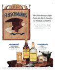 1954 The Fleischmann Eagle Points the Way to Quality... In Whiskey and in Gin
