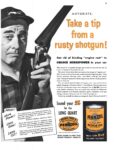 1955 Motorists. Take a tip from a rusty shotgun! Pennzoil