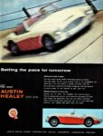 1957 Austin-Healey 100 Six. Setting the pace for tomorrow