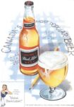 1958 Canada's Most Popular Beer. Carling's Black Label Beer