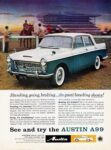 1960 Austin A99. Standing, going, braking... its great breeding shows!