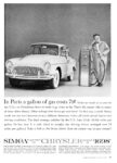 1960 Simca Aronde. In Paris a gallon of gas costs 74c