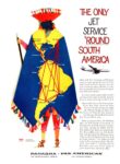 1961 The Only Jet Service ‘Round South America. Panagra - Pan American