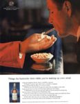 1962 Things the bartender does while you're making up your mind. Canadian Club