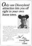 1967 Only one Disneyland attraction lets you off right in your own home town. United