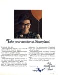 1967 Take your mother to Disneyland, fly the friendly skies of United
