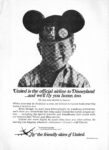 1967 United is the official airline to Disneyland ... and we'll fly you home, too