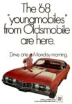 1968 Oldsmobile Cutlas S Holiday Coupe. The '68 'youbgmobiles' from Oldsmobile are here