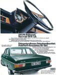 1969 Audi 100 LS. Fahrgastroßraum-Feierabendkomfort. Federkern-Sesselsitze für fünf