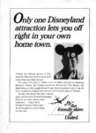 1969 Only one Disneyland attraction lets you off right in your own home town. United