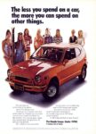 1972 Honda Coupe. The less you spend on a car, the more you can spend on other things
