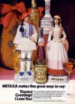 1972 Metaxa makes five great ways to say. Thanks! Greetings! I Love You!